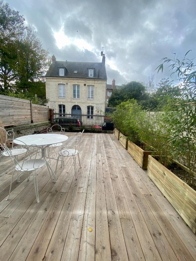 Ferienwohnung La Terrasse Saint Leonard Honfleur Exterior foto